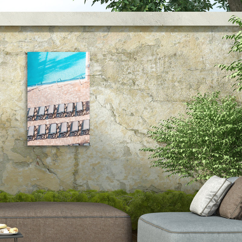 Toile d'extérieur Life Beautifulee Morning Pool, H 32 po x l 22 po