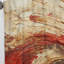 Red Gold Fusion Spiral - Rideau abstrait obscurcissant avec spirales abstraites - 1 panneau-107826240