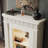 Beige Solid Wood Electric Fireplace-1148487282