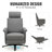 Upholstered Swivel Recliner