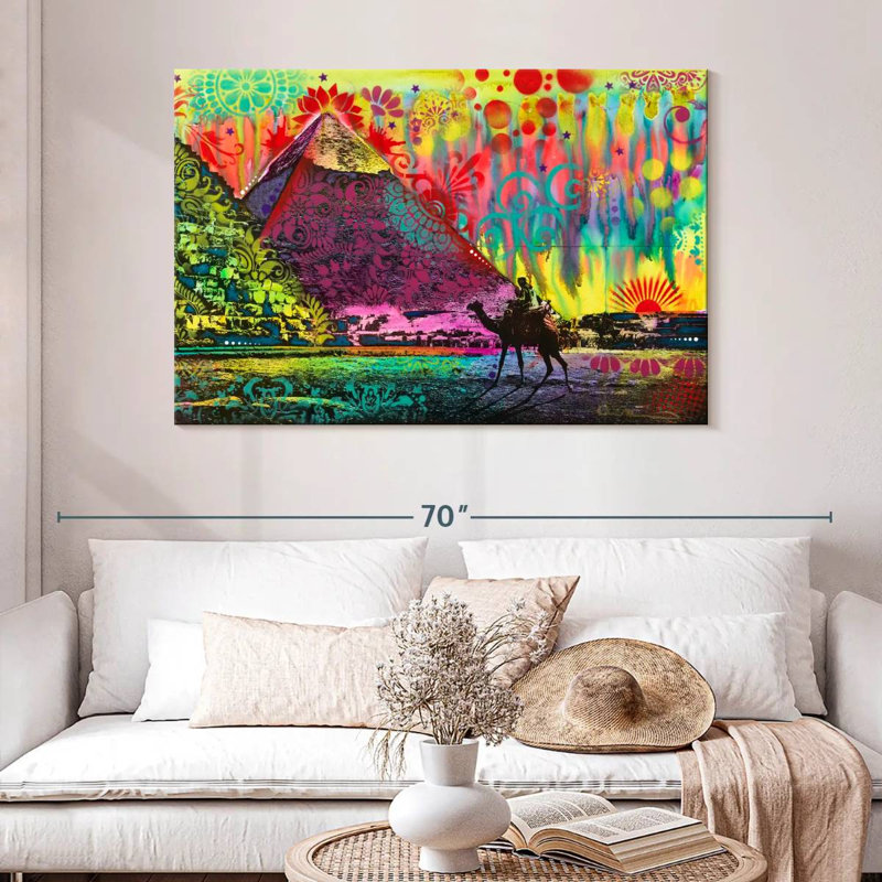 Adella Sunset At Cheops, 32" H x 48" W