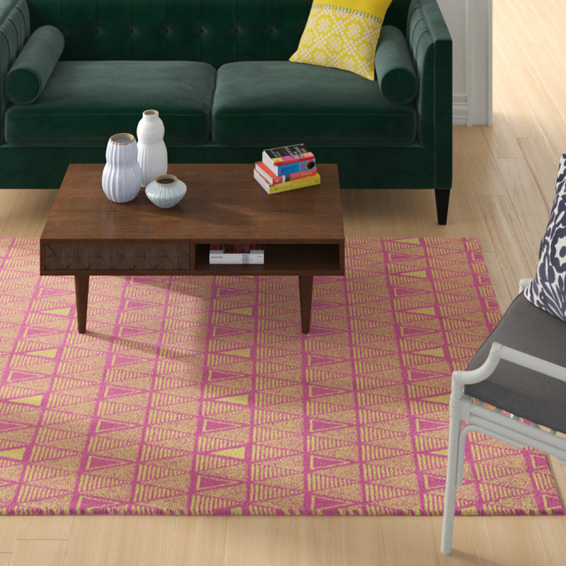 Jordao Geometric Indoor Rug, Rectangle 5' x 7'