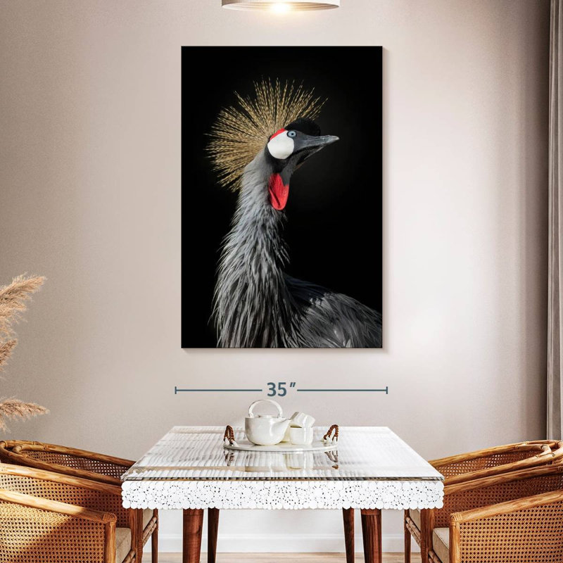 Brampt The Queen Crane, H 51 po x l 34 po