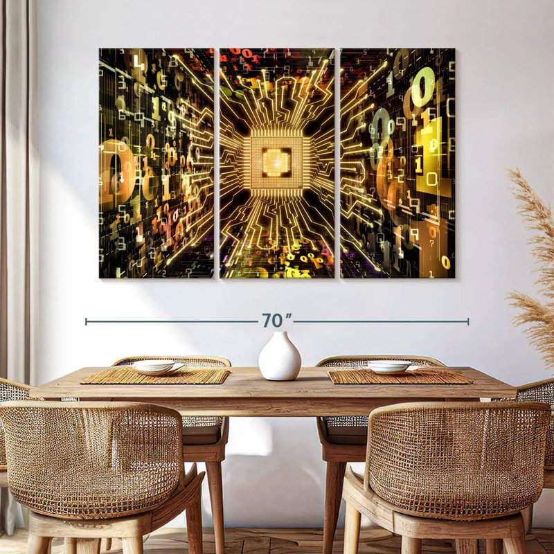 Keiri Cyber Computer CPU, 42" H x 65" W
