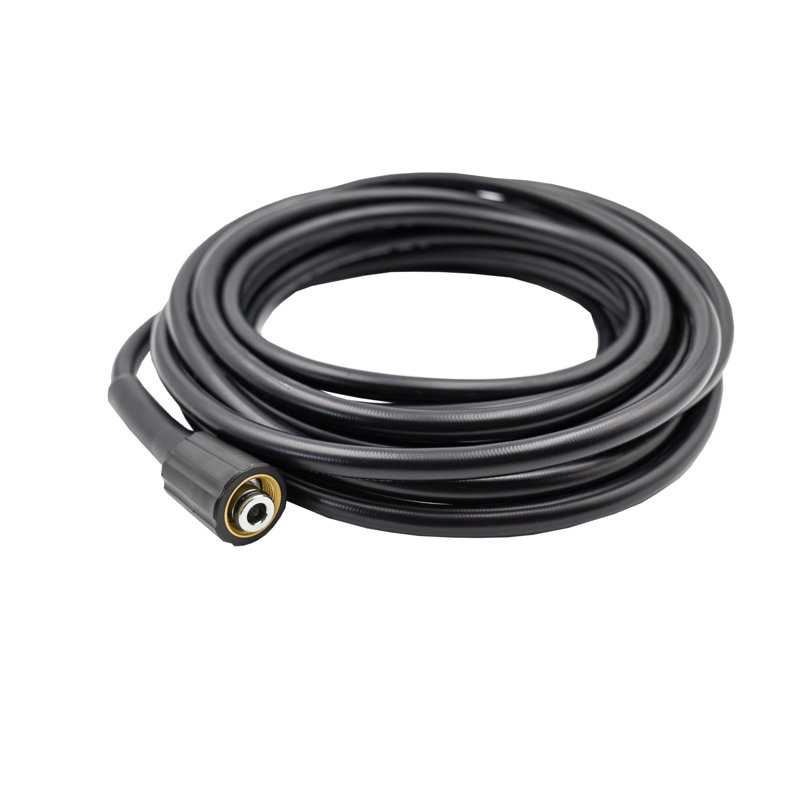 25-Foot Black Super Soft Pressure Washer Hose Kit
