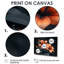 Orange orange, lis noir, printemps I, reproduction d'art mural-391871633-391871638