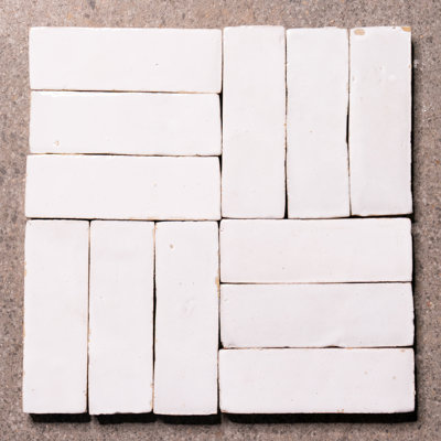 Zellige 2" x 6" Terra Cotta Brick Look Wall & Floor Tile