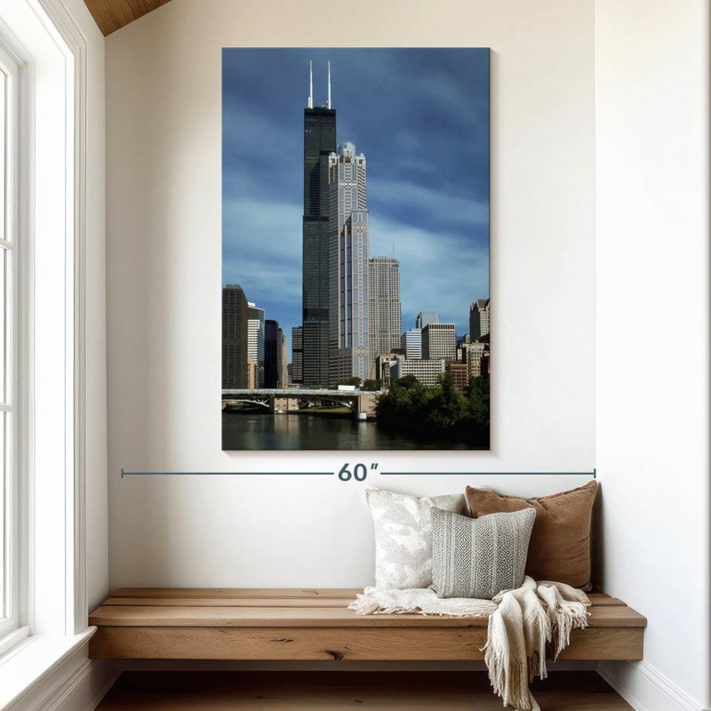 Aime Sears Tower Now Willis Tower, H 51 po x l 34 po