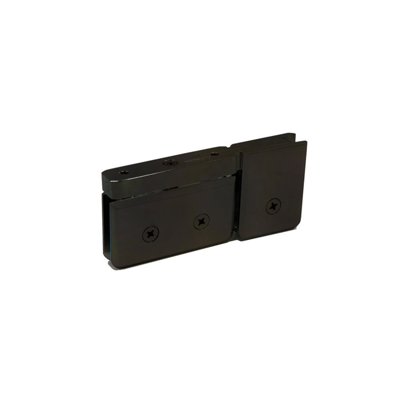 FHC Pat070RB Patriot à fixation supérieure / inférieure avec pince en U pour verre 3/8 po - Bronze huilé