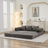 Modern Chenille Futon Sofa Bed With Pillows-120347289