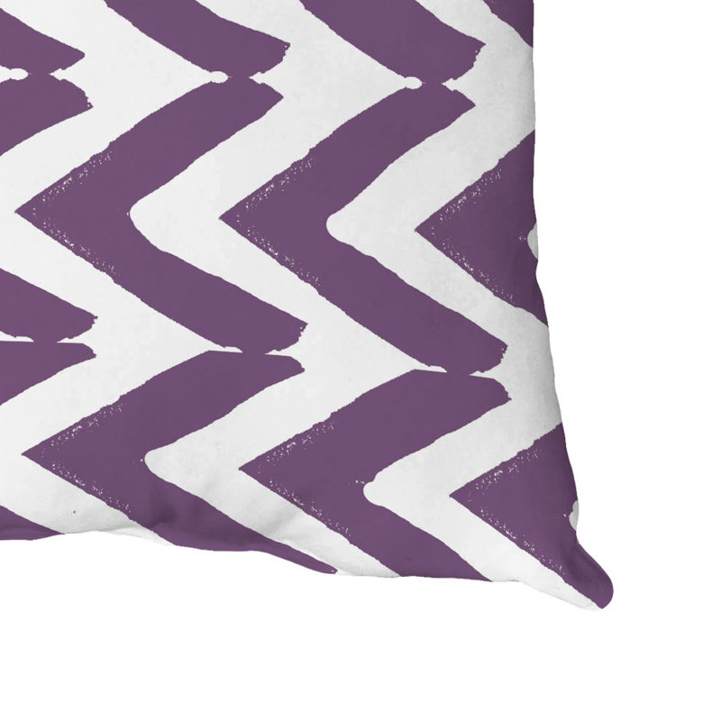 Housse et insert rectangulaires en coton, Violet, 20 po X 20 po