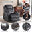 SET of 2 Power Recliner Chair with Massage and Heat, Electric Recliners with LED Lights/Lumbar Pillow/Cup Holders/Side Pocket/USB Port, Home Theater Seating for Living Room-994901219