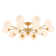 Coblitz Mid-Century Modern Y-Shaped Branch Semi Flush Mount Ceiling Light