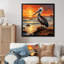 Coucher de soleil sur la côte Pelican Harmony I - Pelican, art mural-874327433-874327475