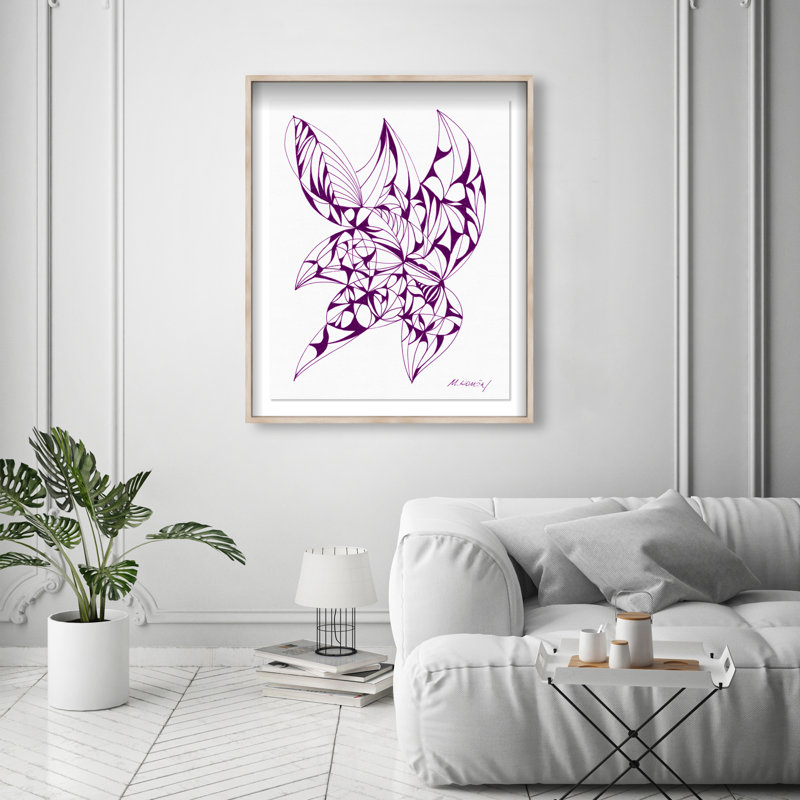 Manuel Roman - Starfish Print by Oliver Gal, 46.5"H x 31.5"W, Natural Oak Shadowbox