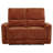Navarro Chenille Upholstered Reclining Loveseat Burnt Orange-122505265