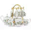 DNGJU 30.7oz. Floral Teapot Set