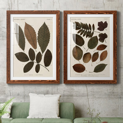 Feuilles d'automne I - ensemble de 2 reproductions d'art