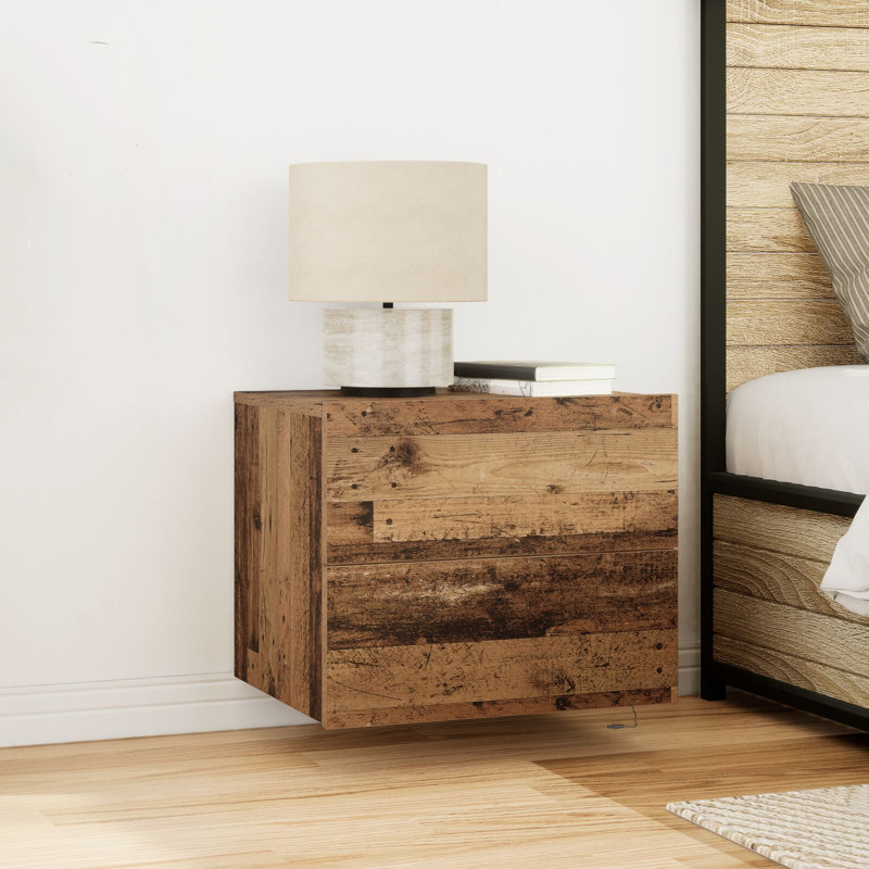 50cm W Solid Wood Bedside Table, Individual