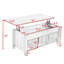 Table basse à 4 pieds avec rangement Lift Top-793475186