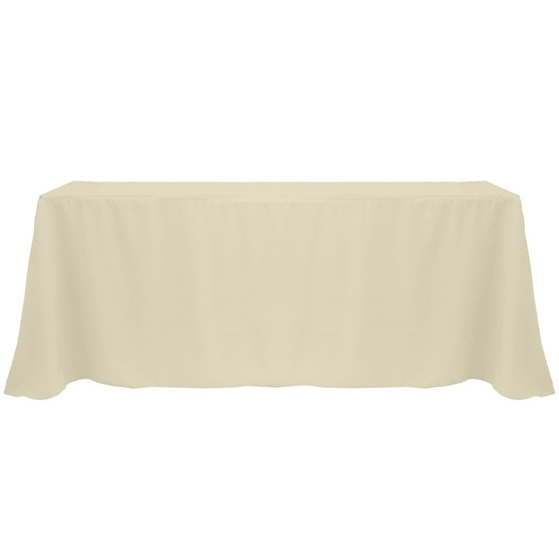 Solee Solid Color Tablecloth, 108" x 156", 1, Tan