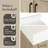  Valvet 36 Inch Bathroom Vanity with Sink, Firwood Oak – 100% Premium Solid Wood Vanity Cabinet – 4" Thick Quartz Countertop – Water-Resistant Finish – Fully Assembled-706537716-706537718