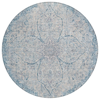 Machine Washable Indoor/Outdoor Colman ACN2136 Global Rug
