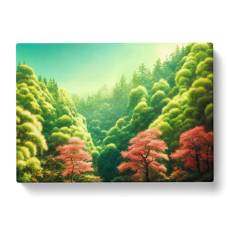 Passionate Forest - Wrapped Canvas Print, 35cm H x 50cm W x 3cm D