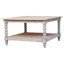 Solid Wood Four Leg Coffee Table with Storage