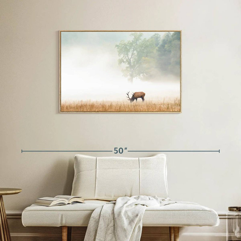 Élan Cataloochee, Cadre flottant en bois naturel, 37 po x 25 po