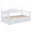 Lit de jour extensible en bois avec 2 tiroirs de rangement-1327769150