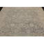 Tapis gris en laine noué à la main de conception unique 8 pi x 10 pi