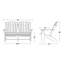 Chaise Adirondack double Heritage-24232694