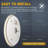 Round Lighting LED Light Bathroom Mirror Backlight Makeup Mirror With Sensor Touch Control, Dust And Fog Proof