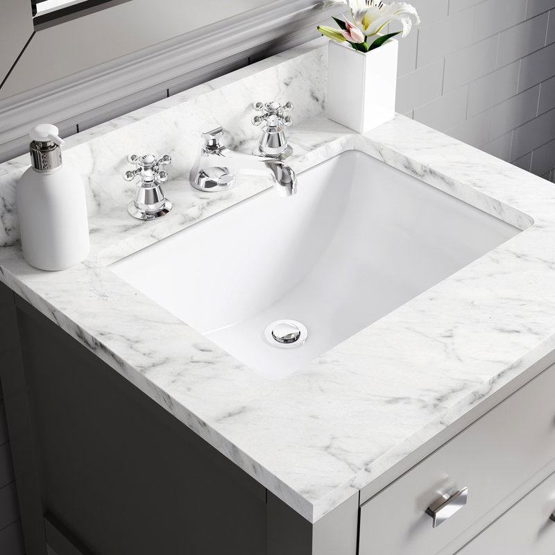 Madalyn 24" Single Sink Bathroom Vanity Set, Cashmere Gray, Faucet Included