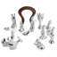 Nambe Mini Nativity 14 Pc Set