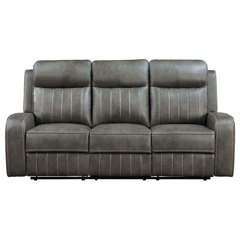 Grey Motion Reclining Sofa