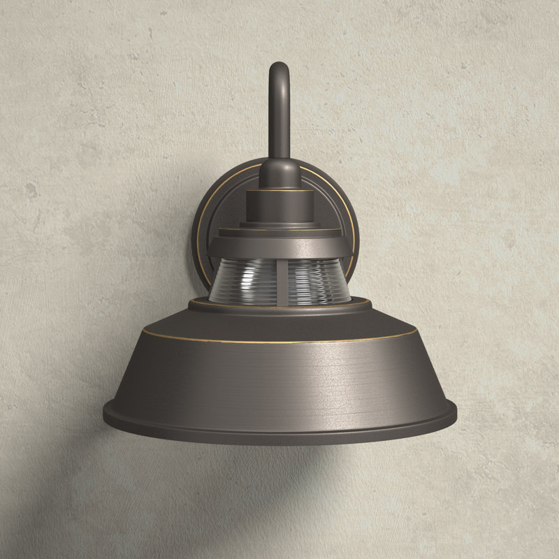 Calum Aluminum Wall Light, Oil Rubbed Bronze, 11.5" H x 14" W x 24" D