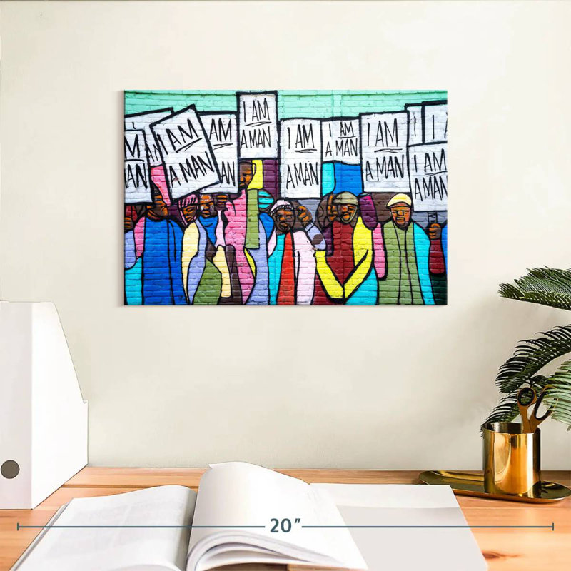 I Am A Man, 8" H x 12" W
