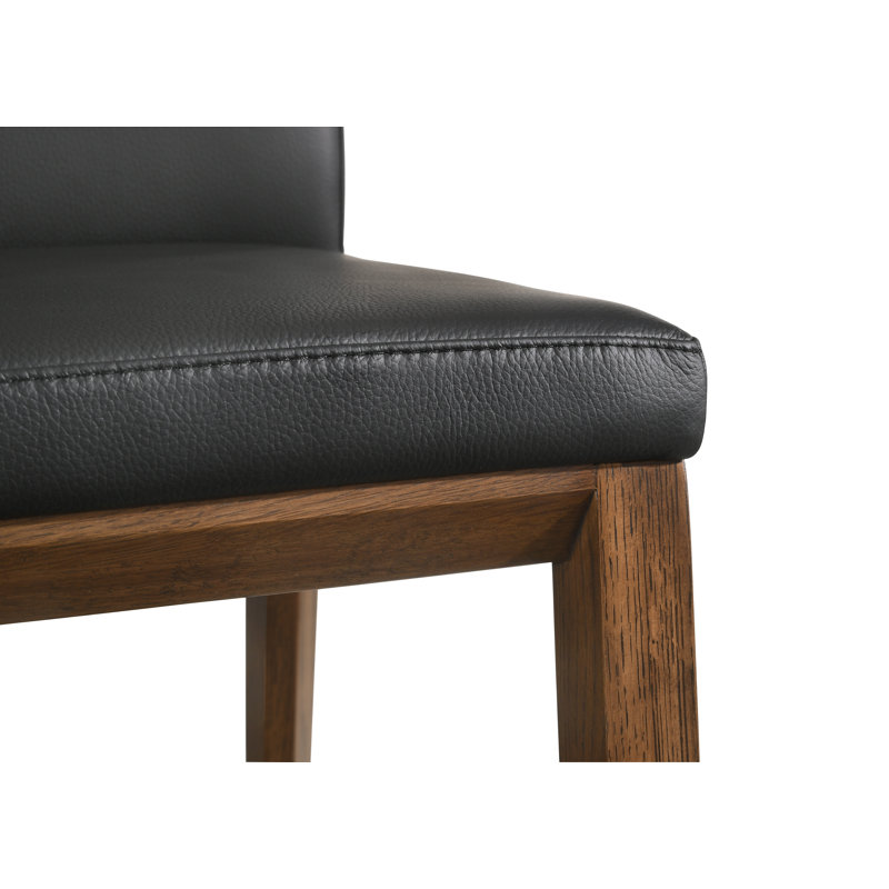 Tabouret de comptoir 26 po Jessia, Noir, noir, noir, noir, Noyer