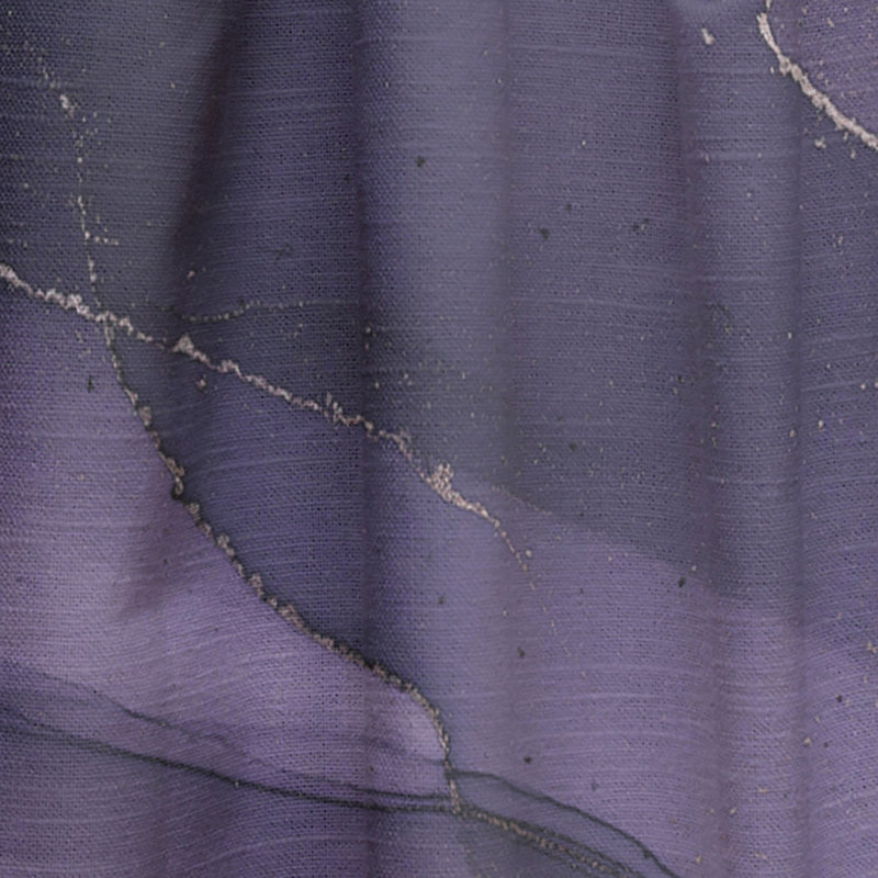 Paire de rideaux semi-transparents avec passe-tringle Ink Clouds II