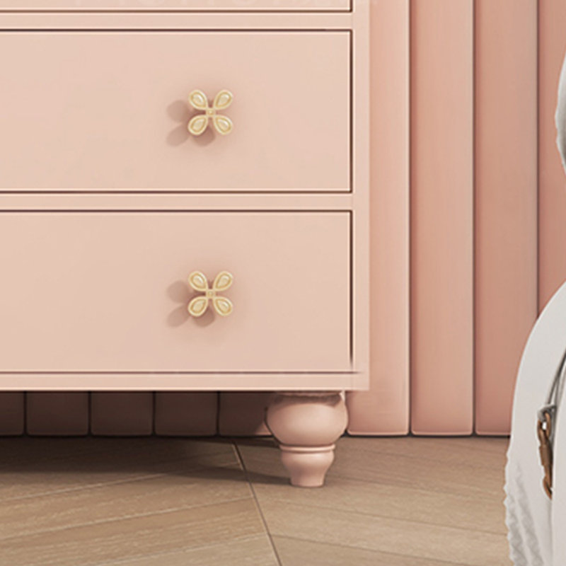 Commode avec serrure simple fleur de cerisier en poudre