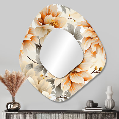 Miroir mural irrégulier et traditionnel
