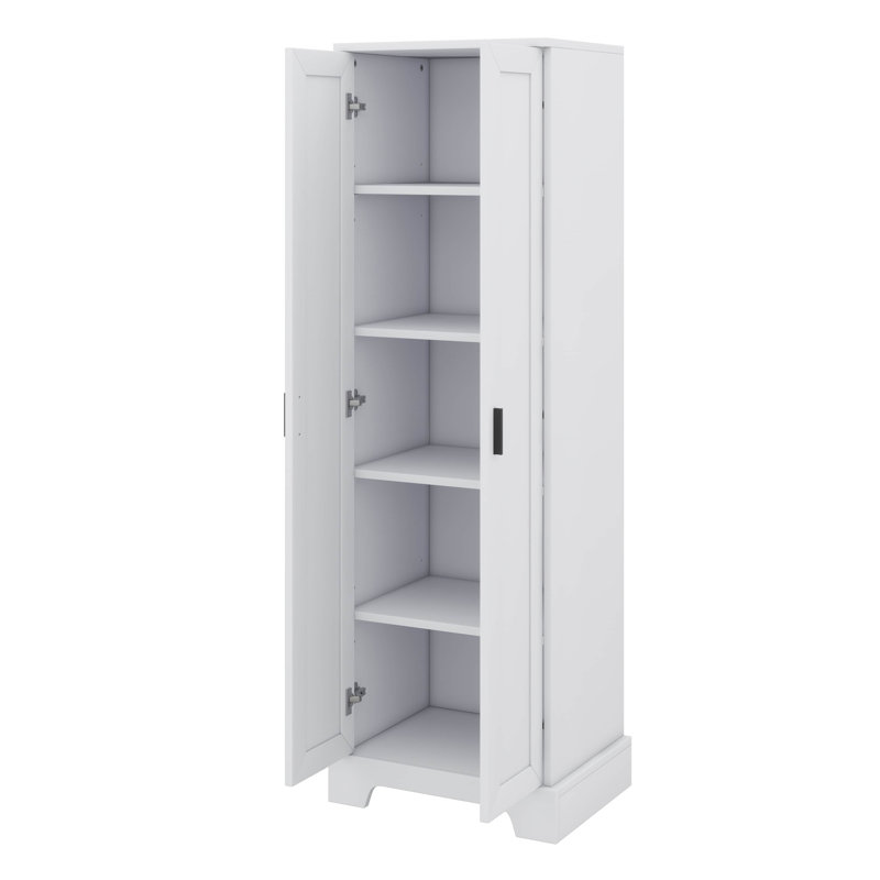Armoire de rangement polyvalente 2 portes, Blanc
