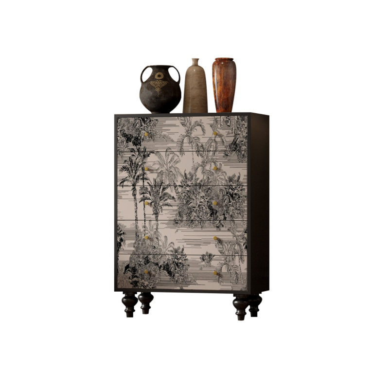 Commode d'appoint en bois massif italien