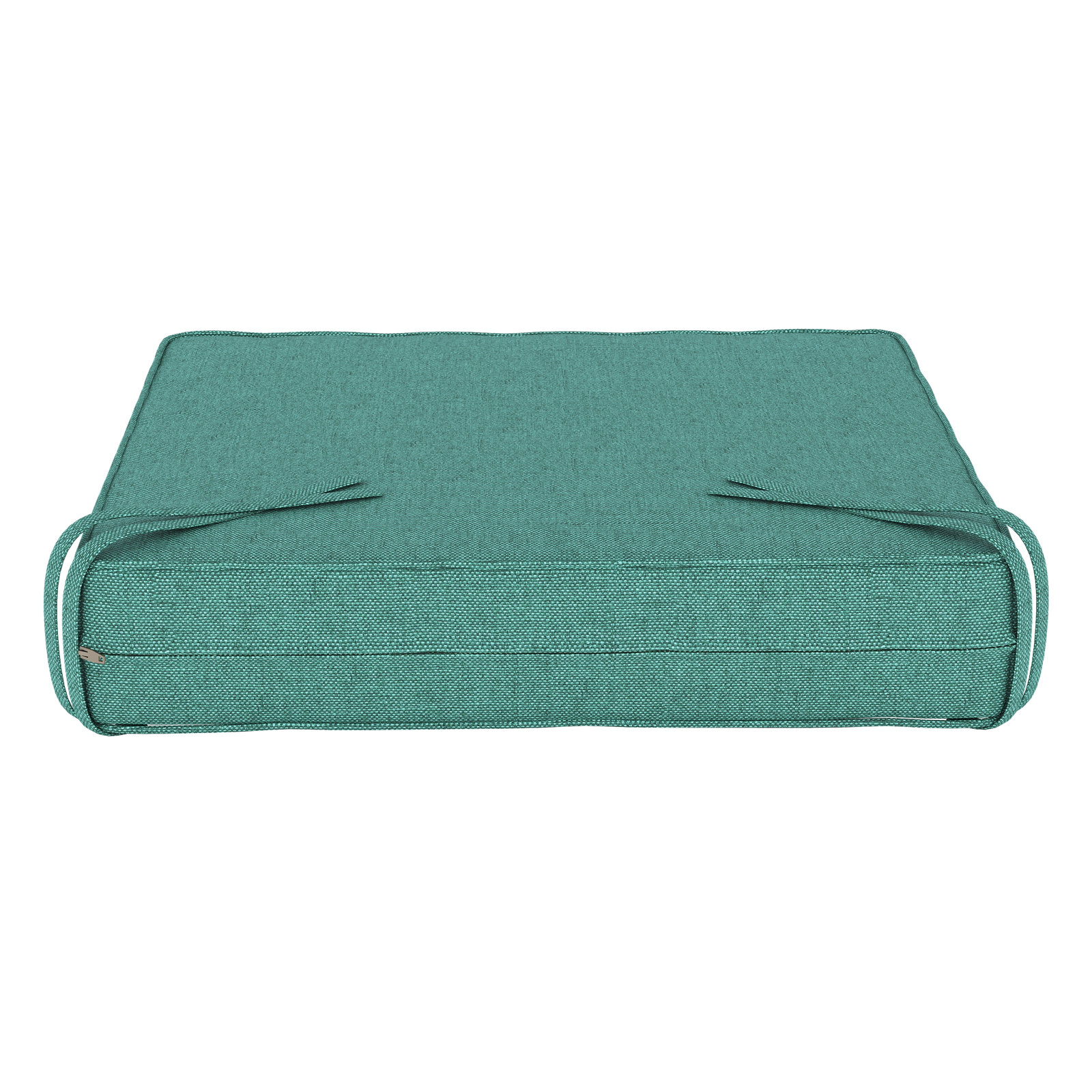 Sunbrella® Outdoor Dining Chair Seat Cushion, Cast Breeze Sunbrella® Plainweave, 17" W x 17" D