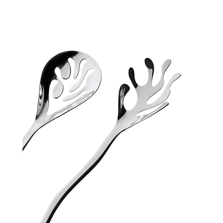 Alessi Posate Insalata Knifer Fork Spoon - Posate A Servire Knifer Fork  Spoon