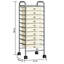 Baghdasar 90cm H x 36.5cm W Utility Cart with Wheels-1499258249