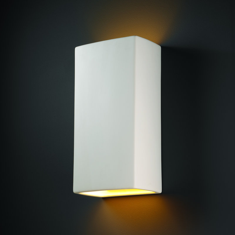 Luminaire à cloison d'extérieur 21 po H 2 po Nasaiah Beach, Bisque