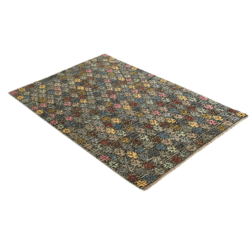 Tapis noir Pham 4 x 6